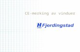 CE-merking av vinduer