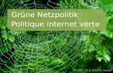 Grüne Netzpolitik Politique internet verte