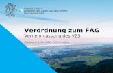 Verordnung zum FAG  Vernehmlassung des VZS Wädenswil, 9. Juni 2011, Arthur Helbling