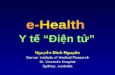 Nguyễn Đình Nguyên Garvan Institute of Medical Research St. Vincent’s Hospital Sydney, Australia