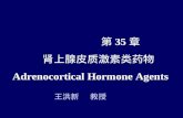 第 35 章        肾上腺皮质激素类药物 Adrenocortical Hormone Agents