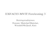 EXFAC03-MVIT Forelesning 3
