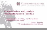 Koostoomise evitamise võimalikkusest Eestis