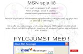 MSN spjallið