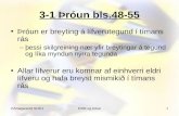 3-1 Þróun bls.48-55