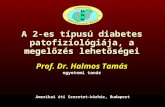 A 2-es típusú diabetes  patofiziológiája , a megelőzés lehetőségei