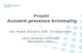 Projekt  Asistent prevence kriminality