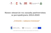 Nowe otwarcie na zasadę partnerstwa  w perspektywie  2014-2020