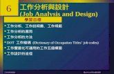 工作分析與設計 ( Job Analysis and Design)