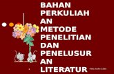 REVIEW BAHAN PERKULIAHAN  METODE PENELITIAN DAN PENELUSURAN LITERATUR HUKUM