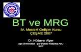 BT ve MRG IV. Mesleki Gelişim Kursu ÇEŞME 2007