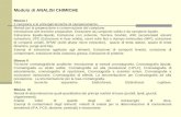 Modulo di ANALISI CHIMICHE Blocco I Il campione e le principali tecniche di campionamento.