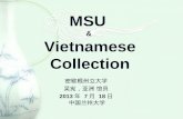 MSU  & Vietnamese Collection