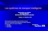 Les systèmes de transport intelligents