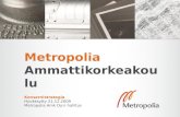 Metropolia  Ammattikorkeakoulu