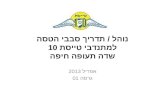 נוהל / תדריך סבבי הטסה למתנדבי טייסת 10 שדה תעופה חיפה
