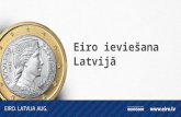 Eiro ieviešana Latvijā