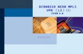 DC000218 NE80 MPLS VPN（L3）配置
