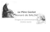 Le Père Goriot Honoré de BALZAC