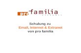 Schulung zu  Email, Internet & Extranet von pro familia