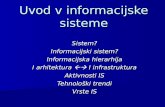 Uvod v informacijske sisteme