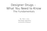 Designer Drugs –  What You Need to Know The Fundamentals
