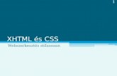 XHTML és CSS