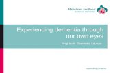 Experiencing dementia through our own eyes