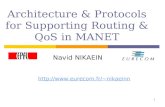 Architecture & Protocols for Supporting Routing & QoS in MANET