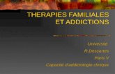 THERAPIES FAMILIALES  ET ADDICTIONS