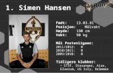1. Simen Hansen