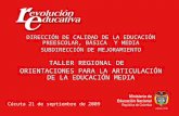 DIRECCIÓN DE CALIDAD DE LA EDUCACIÓN PREESCOLAR, BÁSICA  Y MEDIA SUBDIRECCIÓN DE MEJORAMIENTO