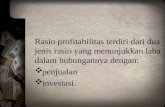 Profit margin (profit margin on sales) Hasil Pengembalian Investasi  (Return on  investment )