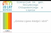 Gimnazjum im. gen. Dezyderego Chłapowskiego  w Lipnie