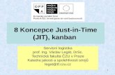 8 Koncepce Just-in-Time (JIT), kanban