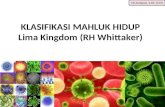 KL A SIFIKASI MAHLUK HIDUP Lima Kingdom (RH Whittaker)