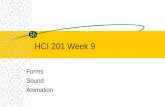 HCI 201 Week 9