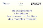 Réchauffement climatique :  les nouveaux résultats des modèles français