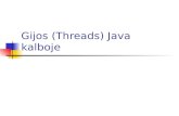 Gijos (Threads) Java kalboje
