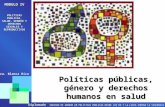 Políticas públicas, género y derechos humanos en salud