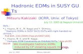 Hadronic EDMs in SUSY GUTs