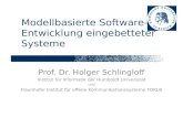 Modellbasierte Software-Entwicklung eingebetteter Systeme