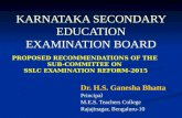 KARNATAKA SECONDARY EDUCATION EXAMINATION BOARD