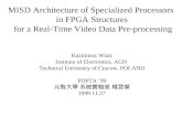 MISD Architecture of Specialized Processors