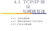 4.3   TCP/IP 协议         与网络互连