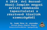 Dr. Szabó Péter tű. alezredes Borsod-Abaúj-Zemplén Megyei  Katasztrófavédelmi Igazgatóság