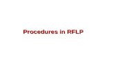 Procedures in RFLP