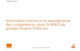 Innovation intensive et management des compétences dans la R&D du groupe France Télécom