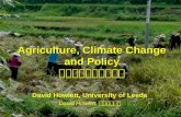 Agriculture, Climate Change and Policy 农业，气候变化和政策