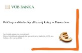 Príčiny a dôsledky dlhovej krízy v Eurozóne